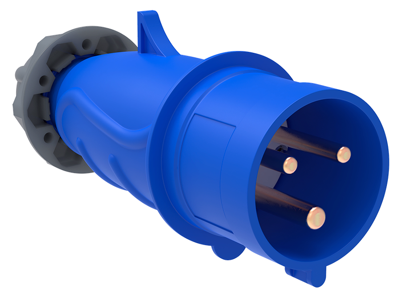 Изображение MAGNUM Вилка переносная ССИ-013 16А-6ч/200-250В 2P+PE IP44 IEK