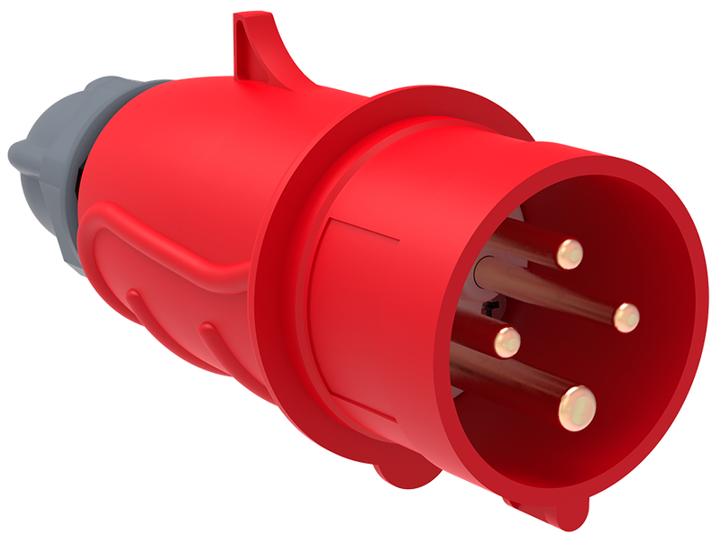 Изображение MAGNUM Вилка переносная ССИ-014 16А-6ч/380-415В 3P+PE IP44 IEK