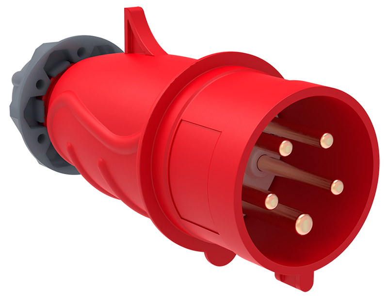 Изображение MAGNUM Вилка переносная ССИ-015 16А-6ч/200/346-240/415В 3P+PE+N IP44 IEK