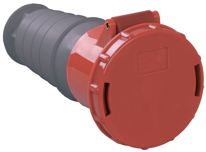 Изображение Розетка переносная ССИ-235 3Р+РЕ+N 63А 380-415В IP54 IEK