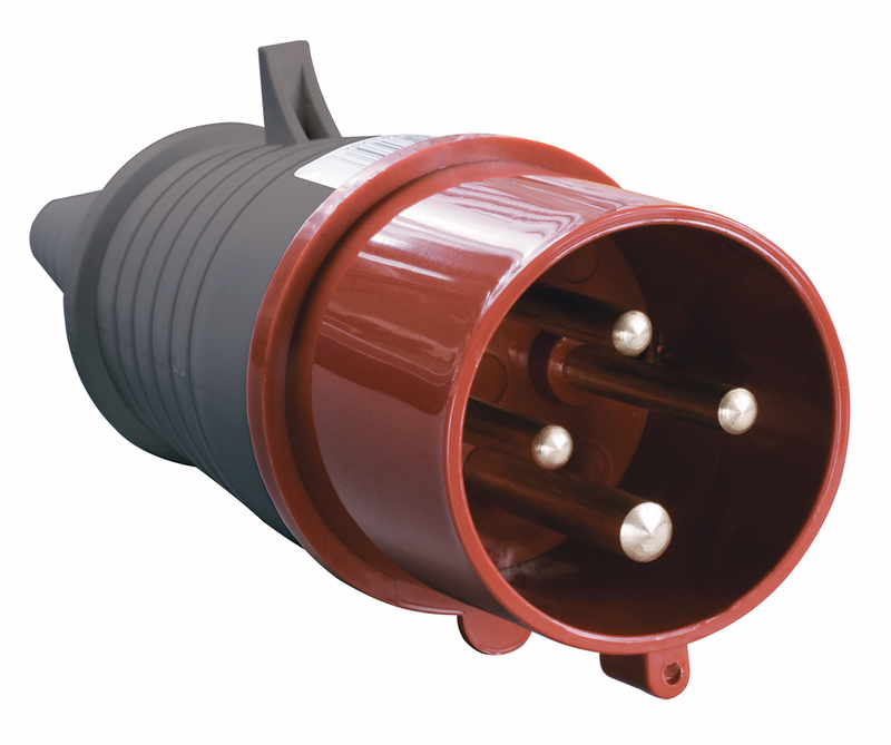 Изображение Вилка переносная ССИ-024 3Р+РЕ 32А 380-415В IP44 IEK