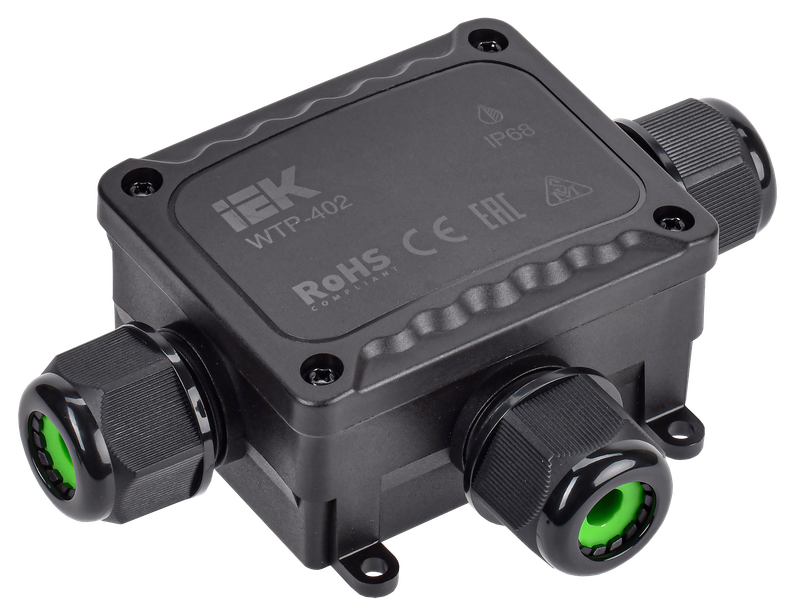 Изображение Коробка распределительная герметичная WTP-402 3 ввода IP68 IEK
