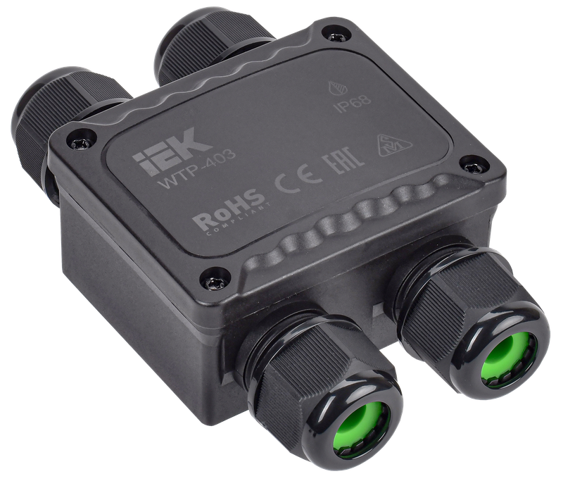 Изображение Коробка распределительная герметичная WTP-403 4 ввода IP68 IEK