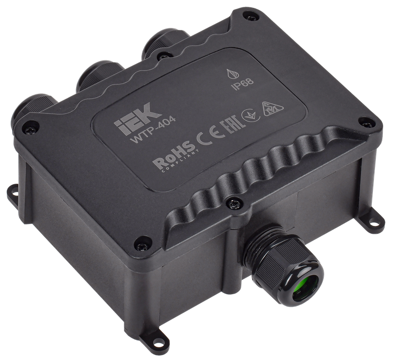 Изображение Коробка распределительная герметичная WTP-404 4 ввода IP68 IEK