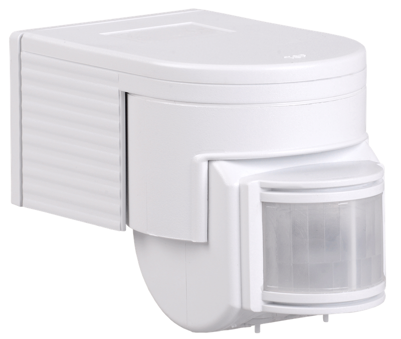 Изображение Датчик движения ДД-012 1100Вт 180град 12м IP44 белый IEK