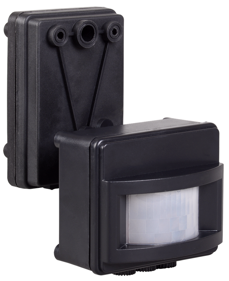 Изображение Датчик движения ДД-017 1100Вт 120град 12м IP44 черный IEK