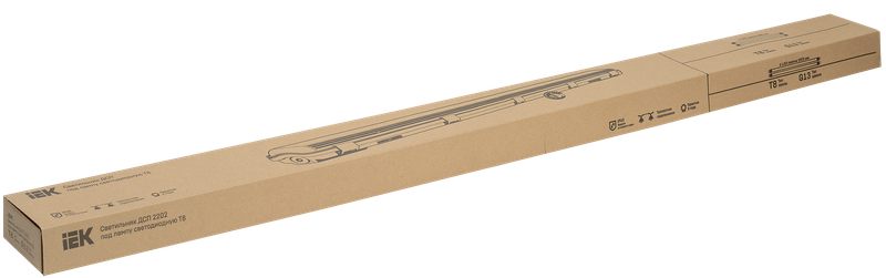 Изображение Светильник ДСП 2202 под светодиодную лампу 2хT8 1200мм IP65 IEK