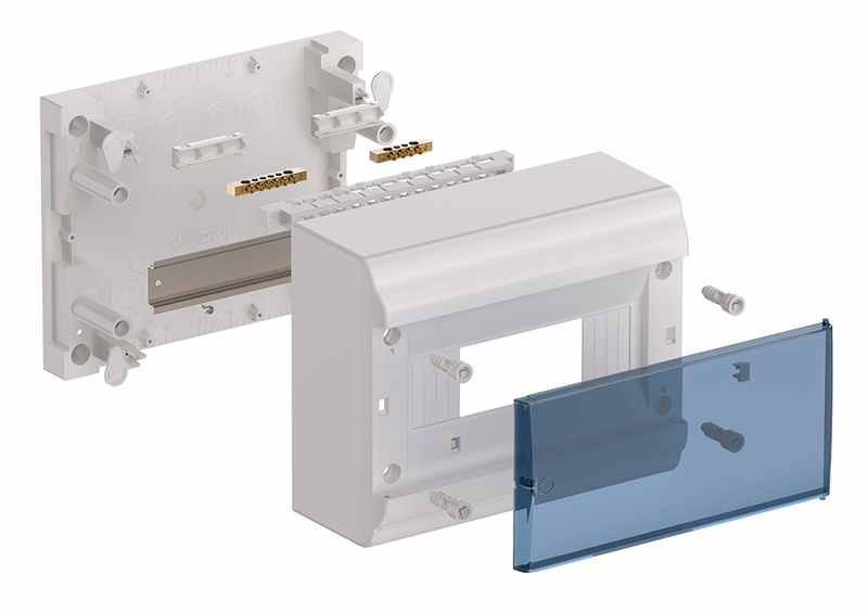 Изображение PRIME Корпус пластиковый ЩРН-П-9 модулей навесной белый IP41 IEK