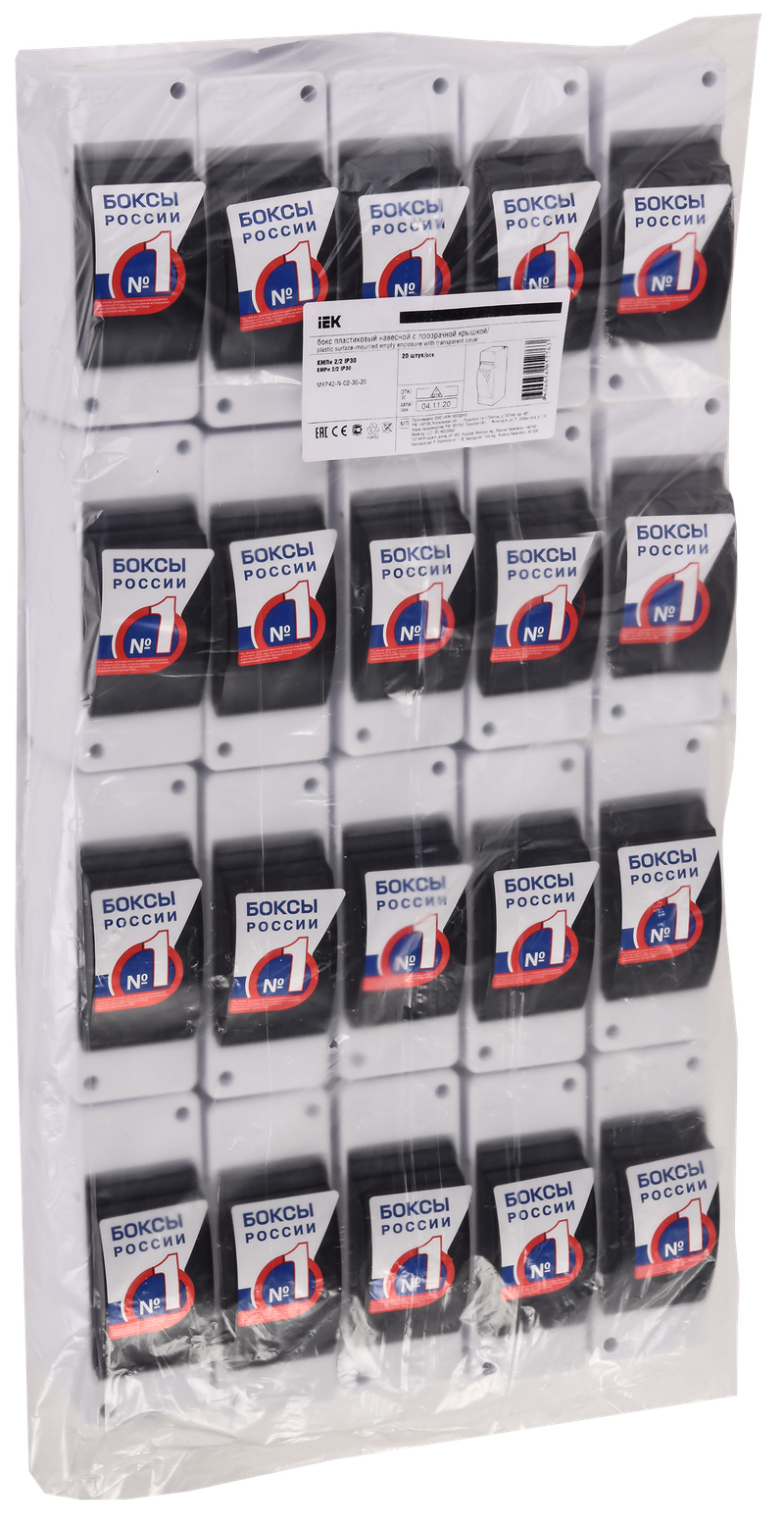 Изображение KREPTA 3 Корпус пластиковый КМПн 2/2 IP30 белый IEK