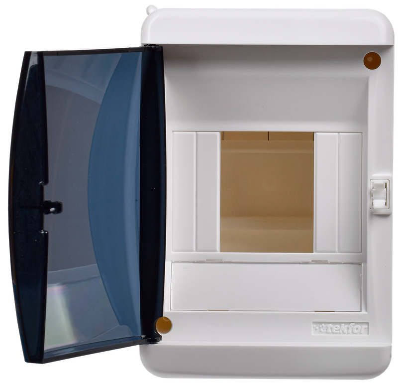 Изображение TEKFOR Mini Корпус пластиковый КМПн-4 IP41 белый IEK