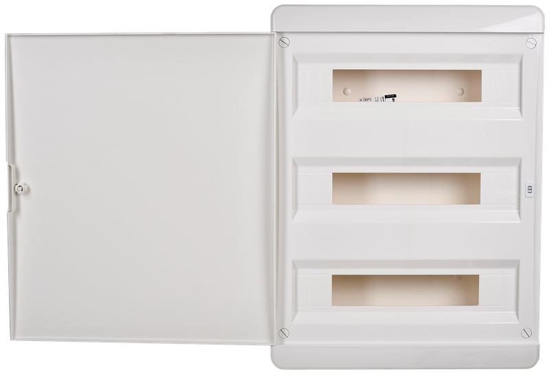 Изображение TEKFOR Корпус пластиковый ЩРН-П-54 IP41 белая дверь IEK