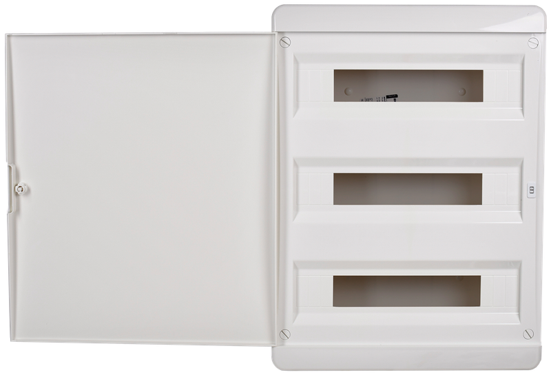 Изображение TEKFOR Корпус пластиковый ЩРВ-П-54 IP41 белая дверь IEK