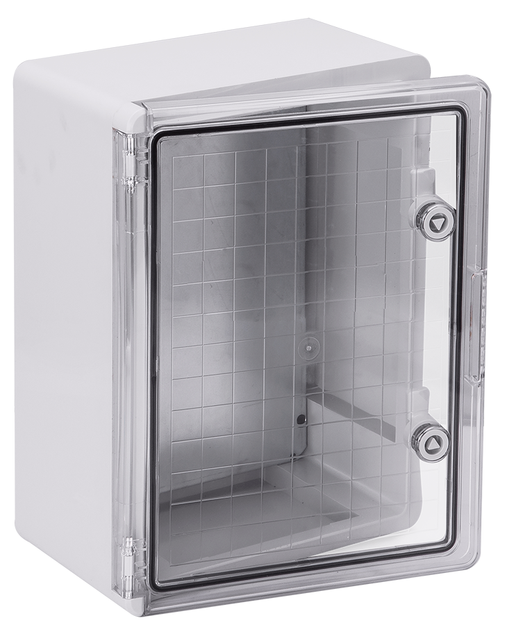 Изображение Корпус пластиковый ЩМПп 400х300х220мм прозрачная дверь УХЛ1 IP65 IEK