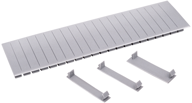 Изображение Заглушка 12 модулей серая IEK