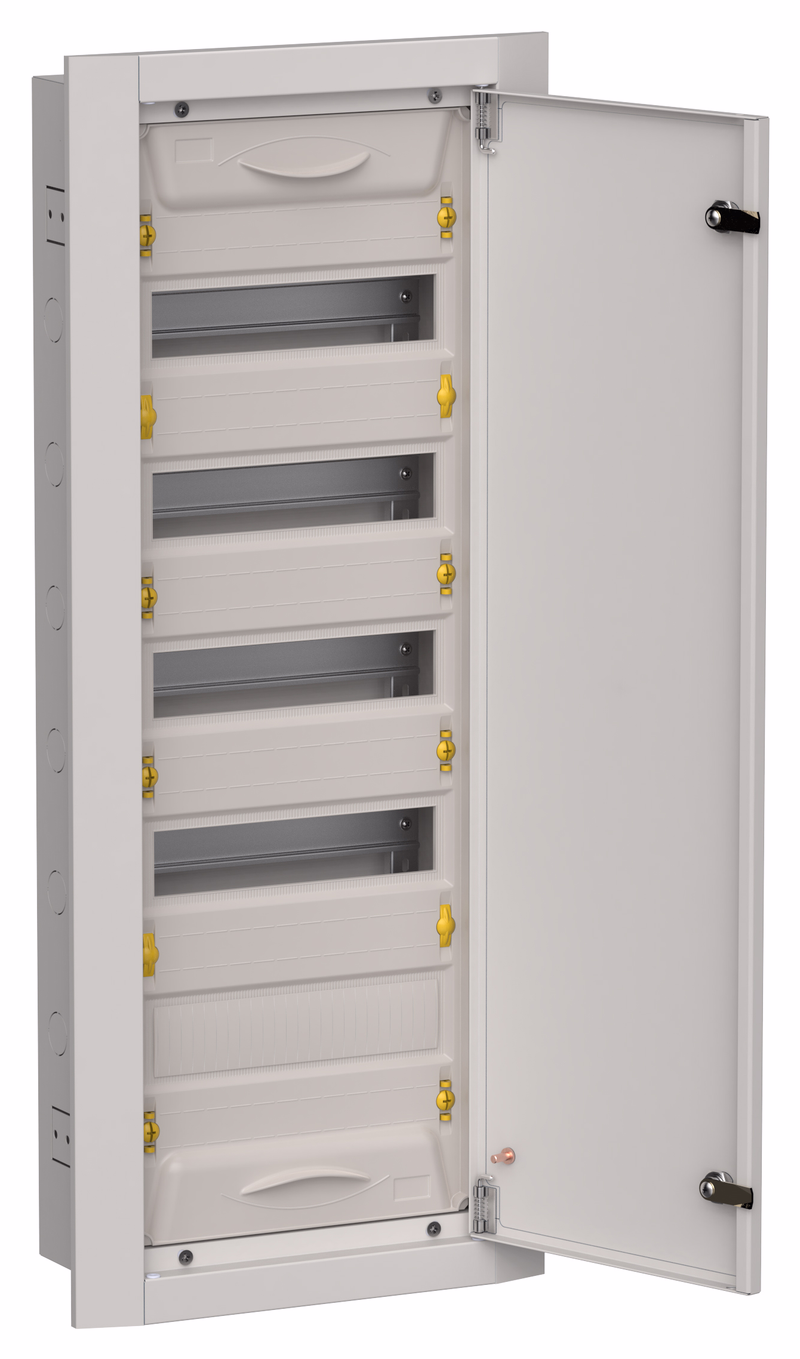 Изображение TITAN 5 Корпус металлический ЩРв-60 (1х60) 880х365х130мм IP31 серый (одна дверь) IEK