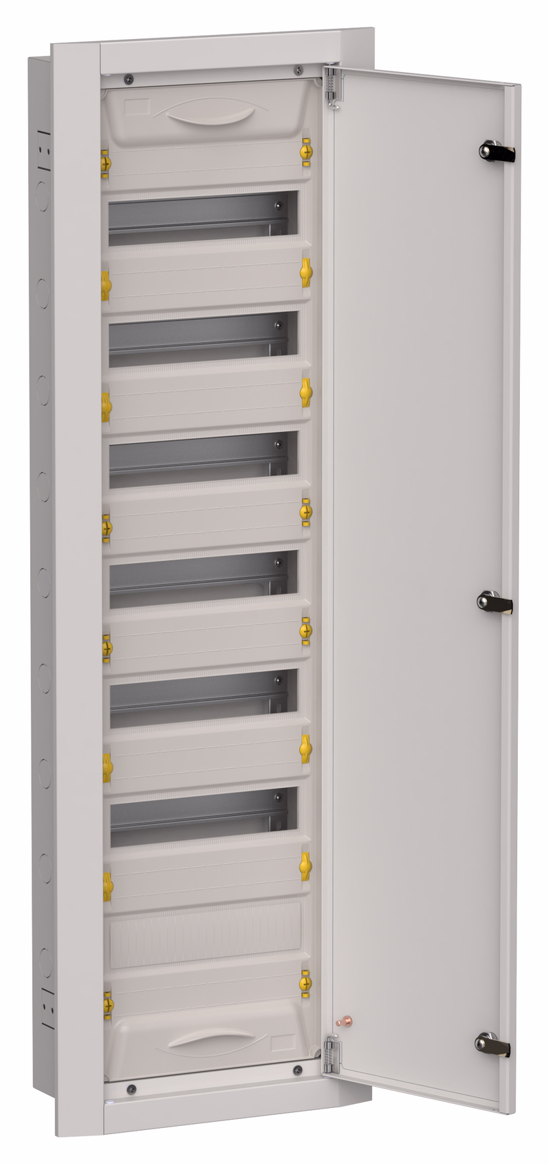 Изображение TITAN 5 Корпус металлический ЩРв-84 (1х84) 1130х365х130мм IP31 серый (одна дверь) IEK