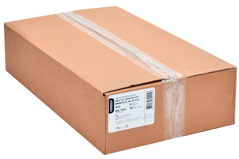 Изображение Корпус металлический распределительный ЩРн-36з (540х310х120мм) IP31 GENERIC