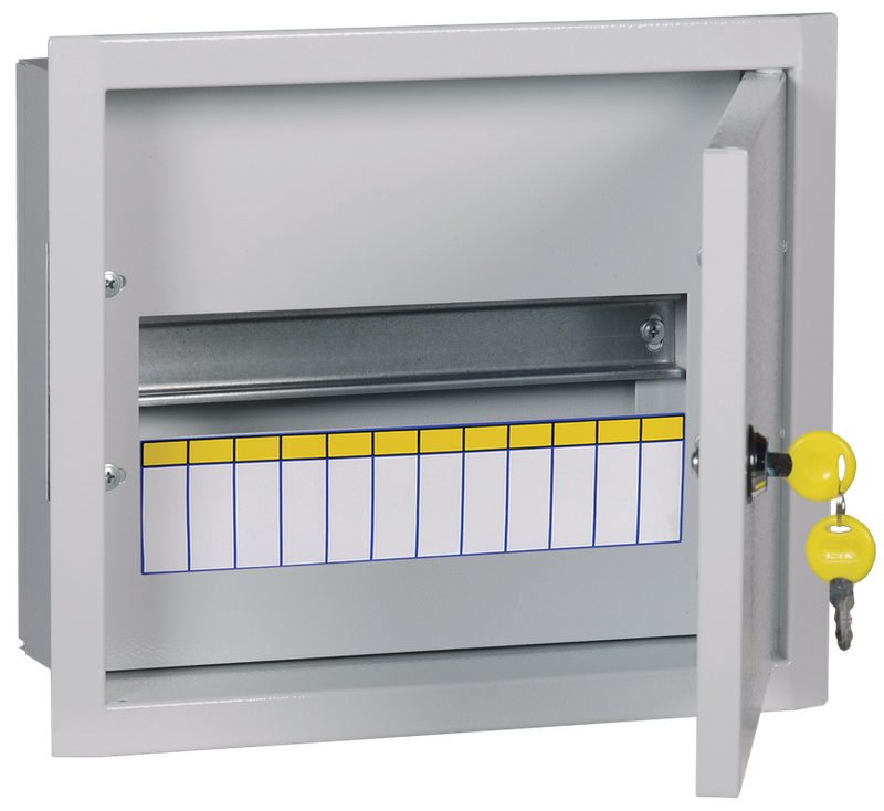 Изображение TITAN 3 Корпус металлический ЩРв-12 (265х310х120мм) IP31 IEK