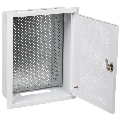 Изображение Щит металлический мультимедийный TITAN ЩРв-М-1 (395х310х120) УХЛ3 IP31 белый ИЭК