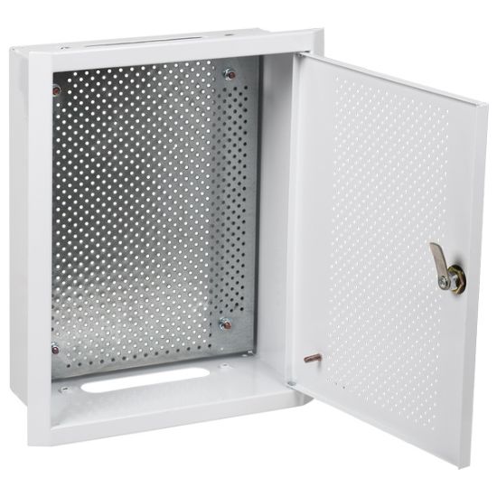 Изображение Щит металлический мультимедийный TITAN ЩРв-М-1 (395х310х120) УХЛ3 IP31 белый ИЭК