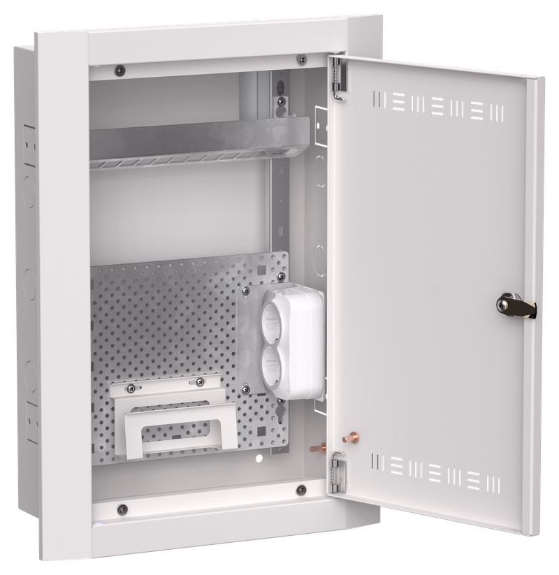 Изображение TITAN 5 Корпус мультимедиа ЩРв-24 (1х24) 505х365х130мм IP30 белый IEK