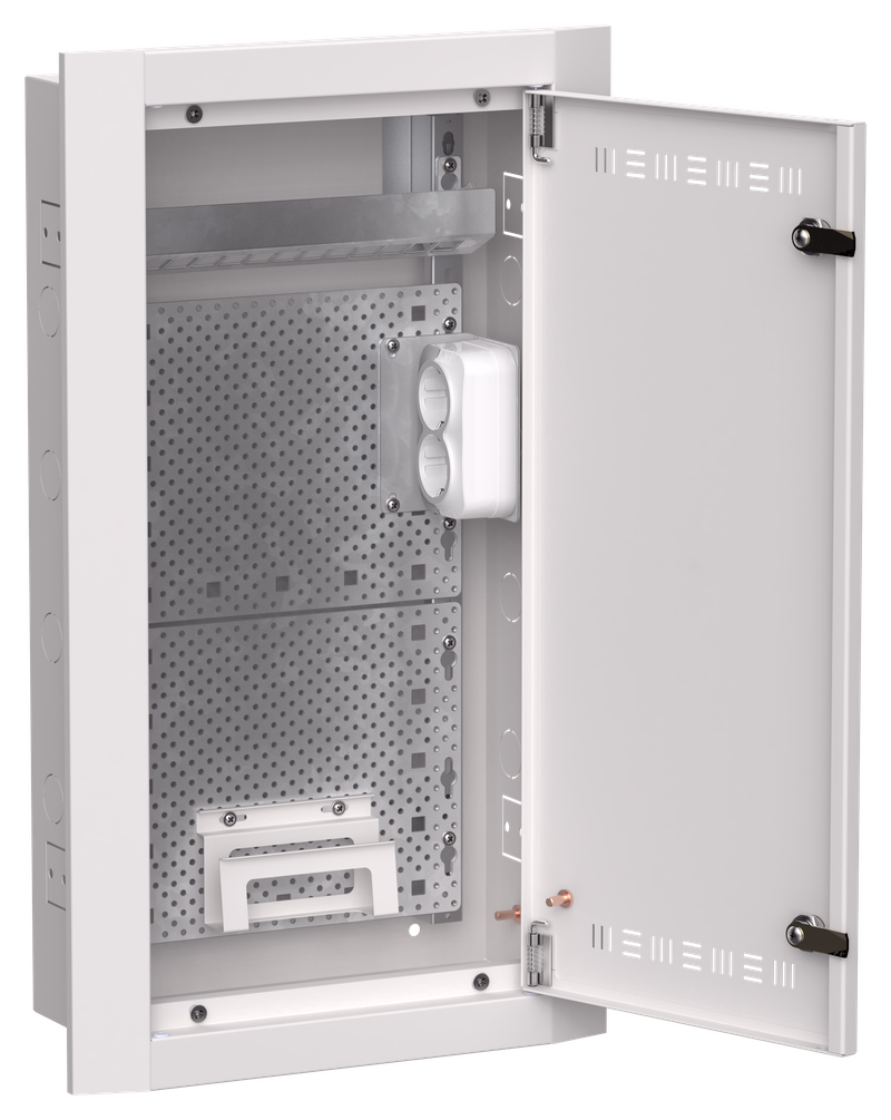 Изображение TITAN 5 Корпус мультимедиа ЩРв-36 (1х36) 630х365х130мм IP30 белый IEK