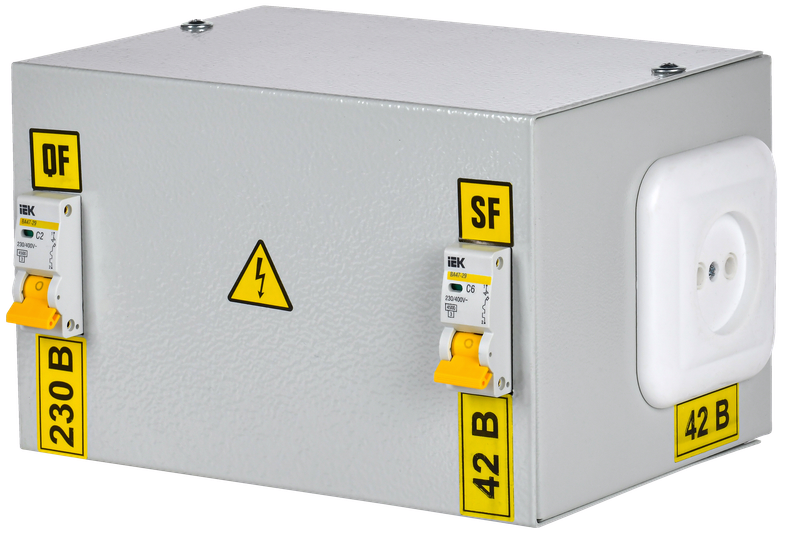 Изображение Ящик с понижающим трансформатором ЯТП-0,25 230/42-2 36 УХЛ4 IP30 IEK