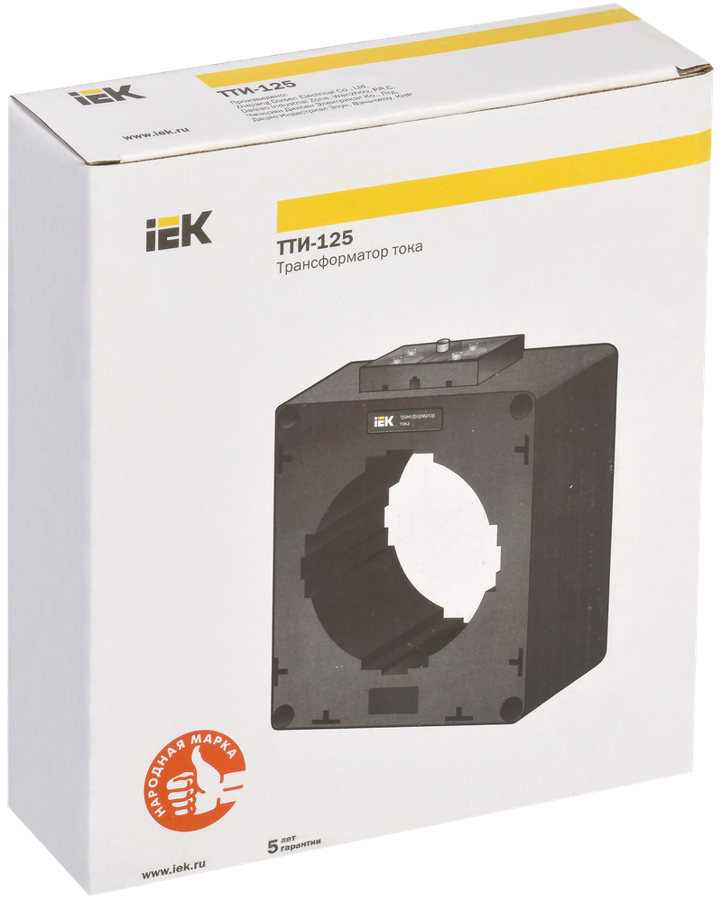 Изображение Трансформатор тока ТТИ-125 1500/5А 15ВА 0,5S IEK