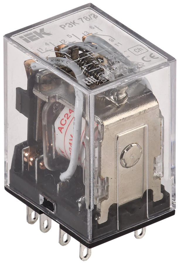 Изображение Реле РЭК78/3(MY3) 5А 24В AC IEK
