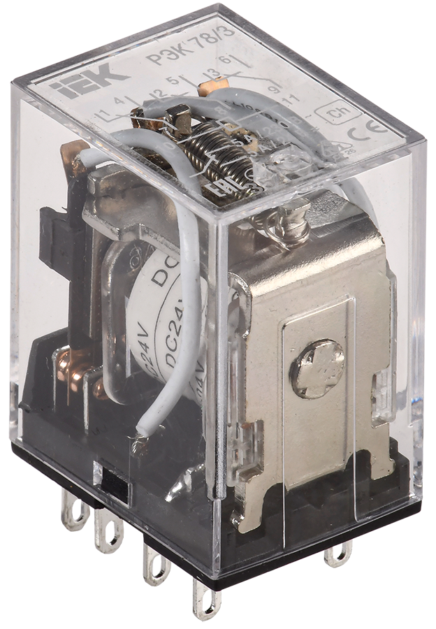 Изображение Реле РЭК78/3(MY3) 5А 24В DC IEK