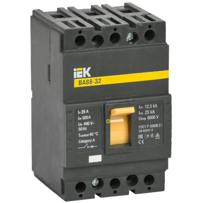 Изображение IEK Автоматичекий выключатель  ВА88-33  3Р  25А  35кА