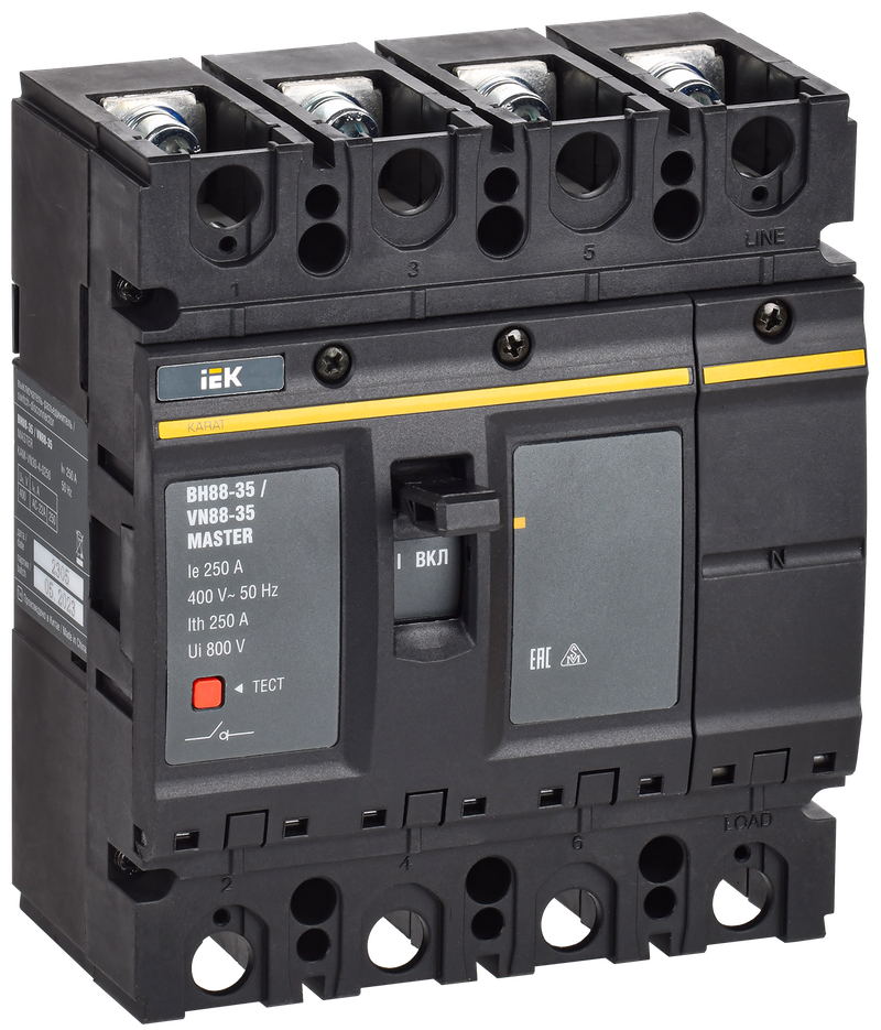 Изображение KARAT MASTER Выключатель-разъединитель ВН88-35 4P 250А IEK