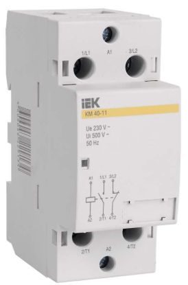 Изображение IEK Контактор модульный КМ40-20 AC