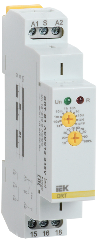 Изображение Реле задержки выключения ORT 2 контакта 12-240В AC/DC IEK